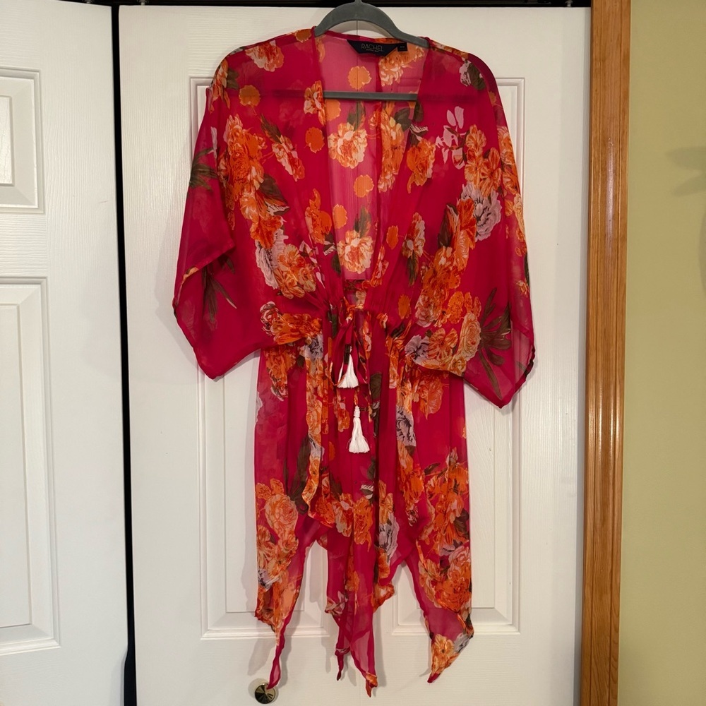 Rachel Roy tropical floral print kimono‎ top